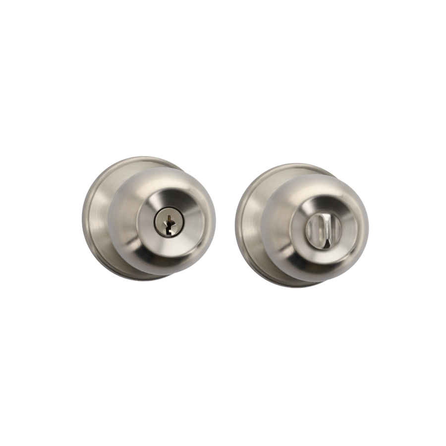 Cerradura pomo Ball con llave acero inoxidable 91160-032