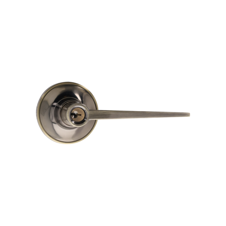 Cerradura manija Mateo con llave latón antiguo 91160-368