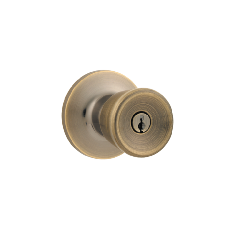 Cerradura pomo Tulip con llave latón antiguo 91160-021